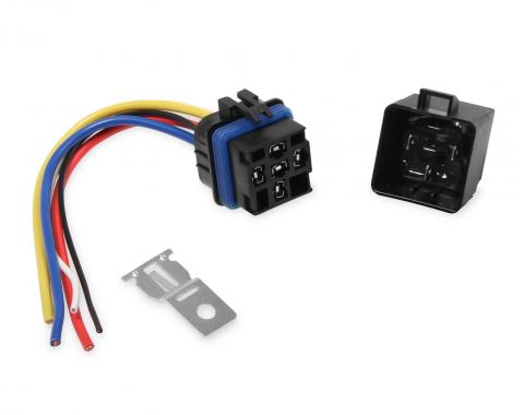MSD SPST Relay w/Socket Harness 89611