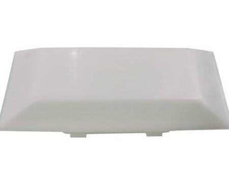 Dome Light Lens - White Plastic