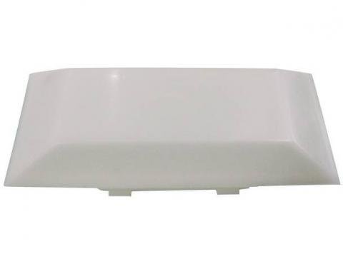 Dome Light Lens - White Plastic