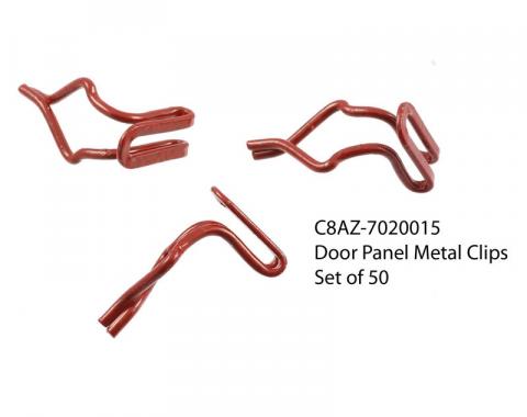 Dennis Carpenter Door Panel Clip Set - 1969-75 Ford Truck, 1968-77 Ford Bronco, 1957-72 Ford Car C8AZ-7020015