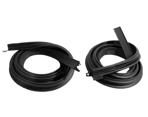 Metro Moulded Parts 1965-1968 Mercury / Ford Roof Rail Seals for '65-'66 Ford Mustang & '67-'68 Mercury Cougar 2 Door Coupe RR 6900