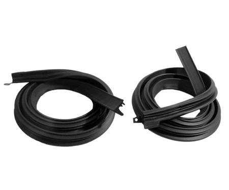 Metro Moulded Parts 1965-1968 Mercury / Ford Roof Rail Seals for '65-'66 Ford Mustang & '67-'68 Mercury Cougar 2 Door Coupe RR 6900
