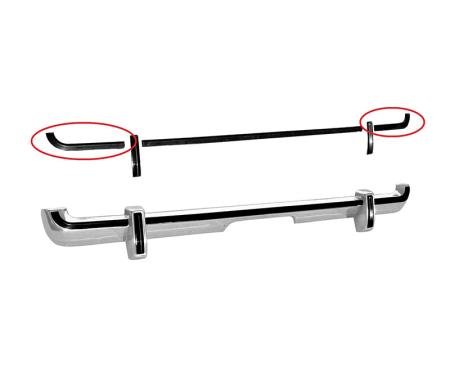 Daniel Carpenter 1973 Rear Bumper Outer Rubber Strip D3ZZ-17831