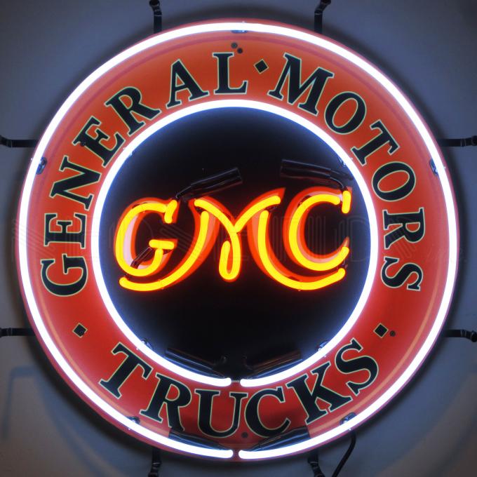 Neonetics Standard Size Neon Signs, Gmc Trucks Neon Sign with Backing