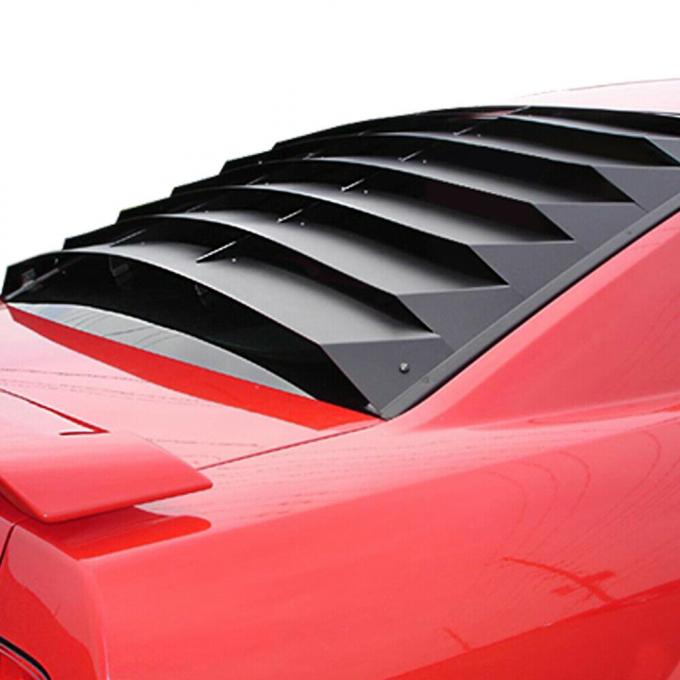 Mustang Rear Window Louver, Aluminum, 2005-2014