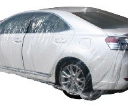 Car Cover, Disposable Clear, Small, 5 Pack