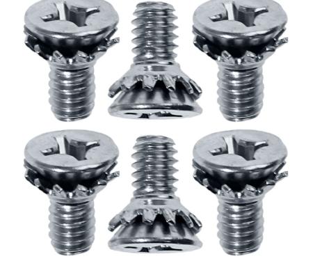 Redline Restomotive® 1964-1970 Ford Mustang Door Latch Screw Kit