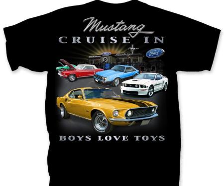 Mustang - Boys Love Toys Adult T-Shirt