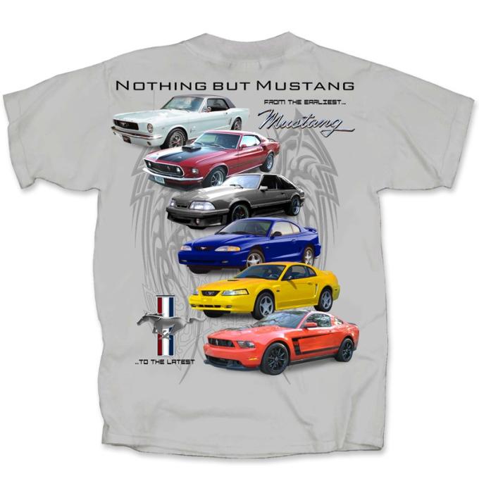 1964-2012 Mustang Collection Adult T-Shirt