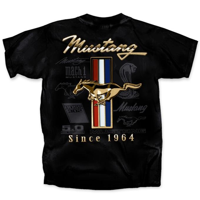 1964 Mustang Emblem Adult T-Shirt