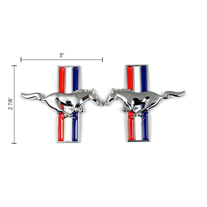 Daniel Carpenter 1994-04 Running Horse Fender Emblems F5ZZ-16228