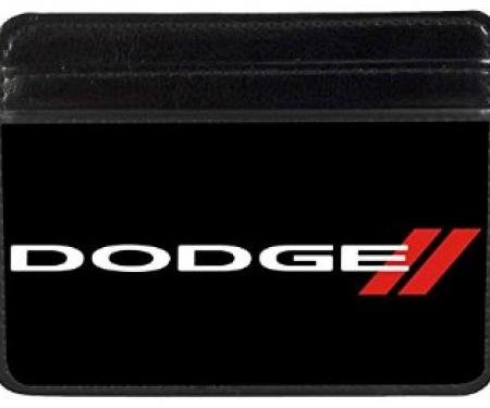 Dodge Weekend Wallet with Word & Red Stripes