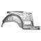 Golden Star 1967-1968 Ford Mustang Convertible Quarter Panel & Door Front Frame Combination Left Hand QP20-673L