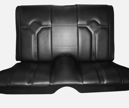 Distinctive Industries 72-73 Cougar Decor/Deluxe Hardtop Rear Bench Seat Upholstery with Simulated Comfortweave Inserts 107302