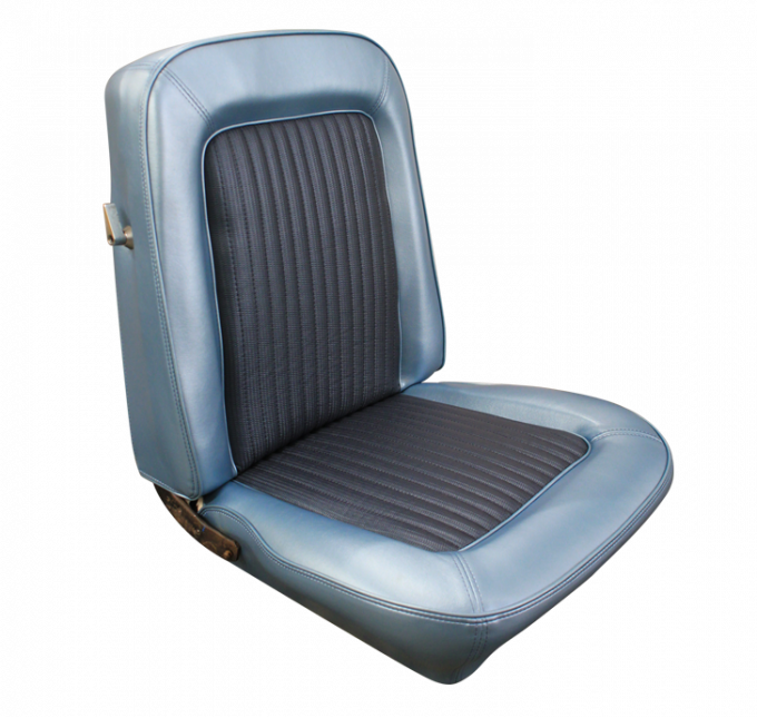 Distinctive Industries 1968 Mustang Deluxe/Shelby Front Bucket Seat Upholstery with Simulated Comfortweave 068363