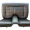 Acme Auto Front Buckets and Rear Bench Seat Upholstery, Square Pattern with Seat Straps U624