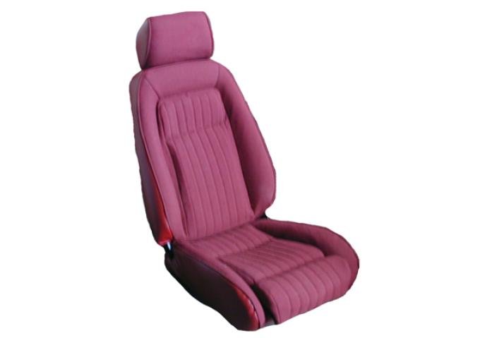 Acme Auto Front Sport Buckets with Head Rests, Leg Lumbar and Rear Bench Seat Upholstery U634