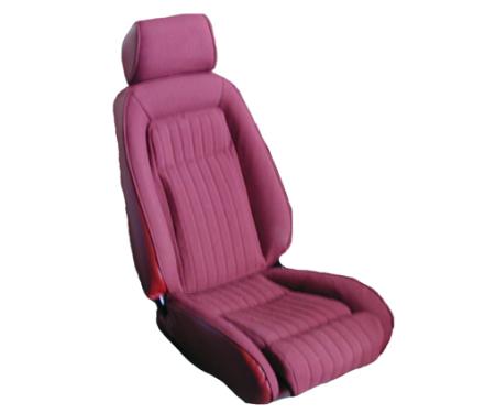 Acme Auto Front Sport Buckets with Head Rests, Leg Lumbar and Rear Bench Seat Upholstery U634