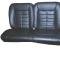 Acme Auto Front Buckets with Head Rest and Split Rear Bench Seat Upholstery Base Model U658