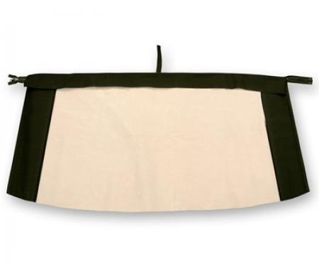 Scott Drake 1964-1966 Ford Mustang Plastic Convertible Top Rear Window (Black) C5ZZ-7652500-PB