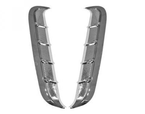 Scott Drake 1964-1965 Ford Mustang Quarter Panel Ornament Pair C5ZZ-65290A76-7