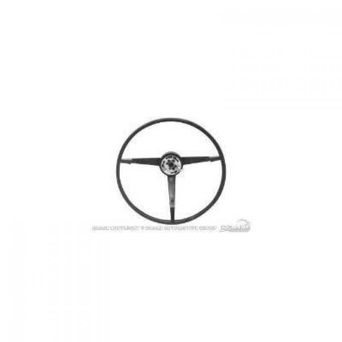 Scott Drake 1964 Ford Mustang Standard Steering Wheel (Black, Generator) C4ZZ-3600-BK