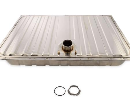 Scott Drake 1964-1968 Ford Mustang Polished Stainless Steel Fuel Tank with Drain Plug C5ZZ-9002-SS