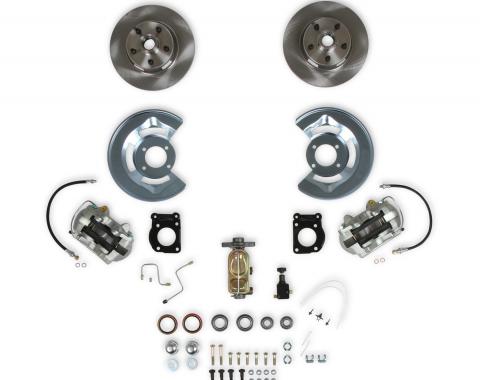 Scott Drake Front Disc Brake Conversion with Dual Reservoir Master Cylinder for Non-Power Front Drum DBC-A120-D-R