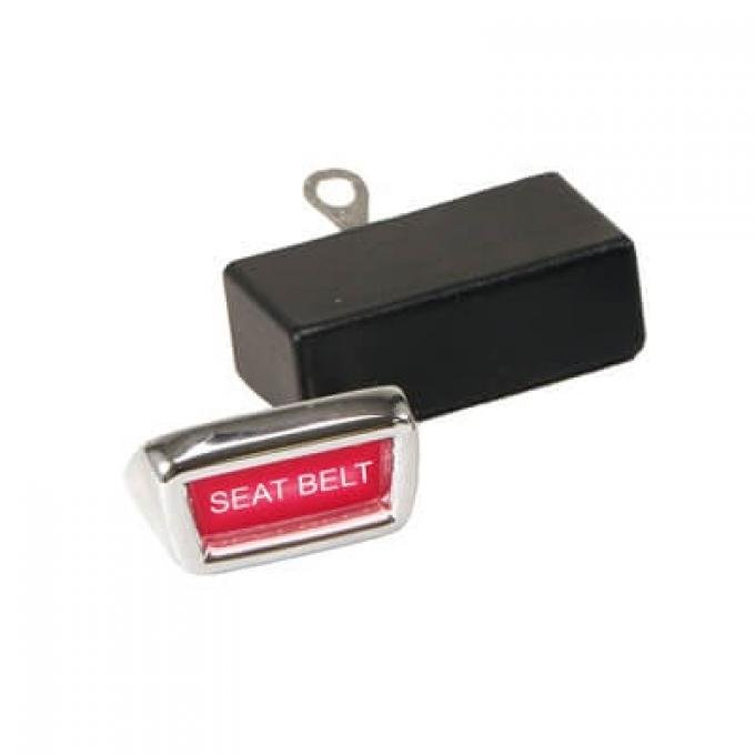 Scott Drake 1965-1966 Ford Mustang Seat Belt Reminder Light (Stick-On) C6OZ-10C876-A1