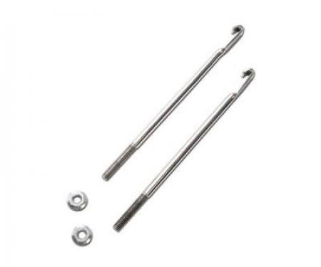 Scott Drake 1967-70 Mustang Battery Hold Down Bolt Kit, Stainless Steel (24F Series) D0AZ-10756-SS