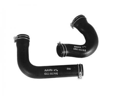 Scott Drake 1969 Ford Mustang 1969 Concourse Correct Radiator Hose Set (302, 302 Boss, 351W) C9ZE-8B273-7-B