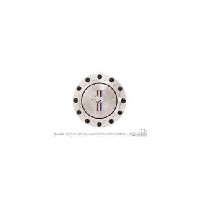 Scott Drake 1964-1973 Ford Mustang Billet Fuel Cap (Horse Emblem) B-9030-H