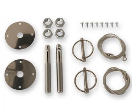 Scott Drake 1964-1973 Ford Mustang Hood Pin Kit S1MS-16892-DLX