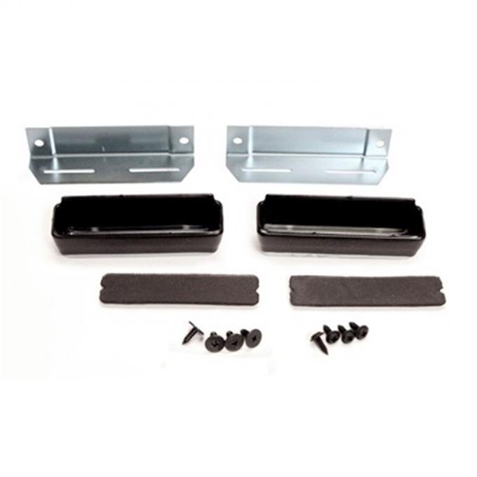 Scott Drake 1965-1966 Ford Mustang Pony Door Cup Kit (Black) KIT-INT5-BK