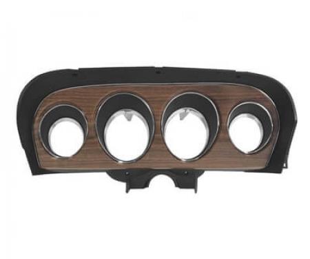 Scott Drake 1969 Ford Mustang 1969 Deluxe Instrument Bezel, Woodgrain C9ZZ-10838-D