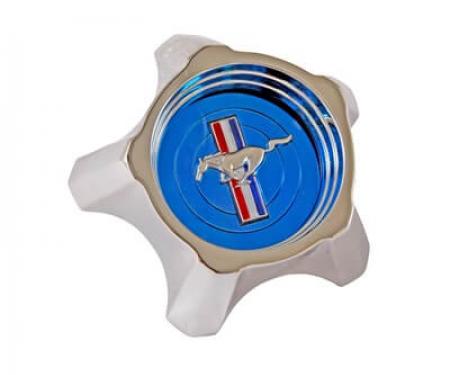 Scott Drake 1967 Ford Mustang Styled Steel Hub Cap (Blue, Original Design) C7ZZ-1130-A