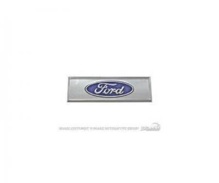 Scott Drake 1967-1973 Ford Mustang Sill Plate Emblem, Ford Logo, Blue C7ZZ-6513208-T