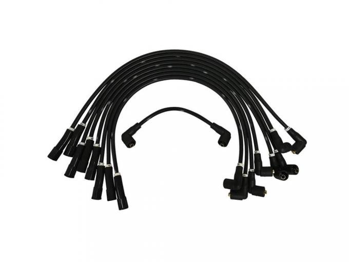 Scott Drake 1967-1970 Ford Mustang 8MM Black Spark Plug Wires C7OZ-12259-BK8
