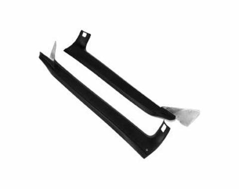 Scott Drake 1969-1970 Ford Mustang Fastback Pillar Moldings (Black) C9ZZ-6303598-9B