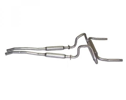 Scott Drake 1967-1969 Ford Mustang 1967-69 Mustang Exhaust, Factory Style Dual Exhaust System 2.25" C9ZZ-5257-CRE