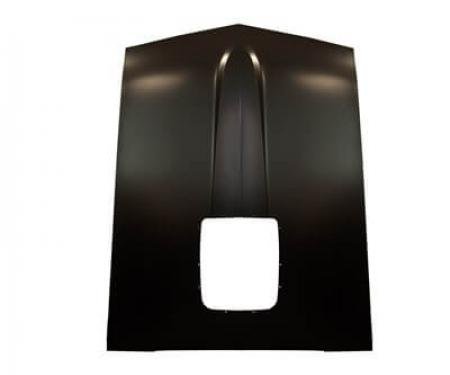 Scott Drake 1969-1970 Ford Mustang Hood with Shaker Hole Pre-Cut C9ZZ-16612-SHKR
