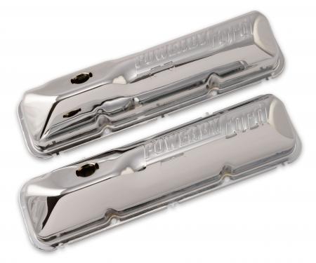Scott Drake 1967-1970 Ford Mustang "Powered by Ford" Chrome Valve Covers C6OZ-6A582-C
