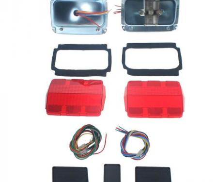 Scott Drake 1965-1966 Ford Mustang Sequential Tail Light Kit, Deluxe C5ZZ-STL-DLX