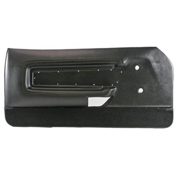 Scott Drake 1971-1973 Ford Mustang 71-73 Deluxe Door Panels (Black) D1ZZ65239423BKD