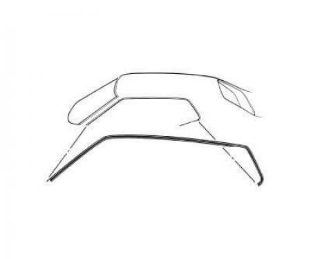 Scott Drake 1971-1973 Ford Mustang 71-73 Coupe/FB Roof Rail Seal D1ZZ-6551222-3A