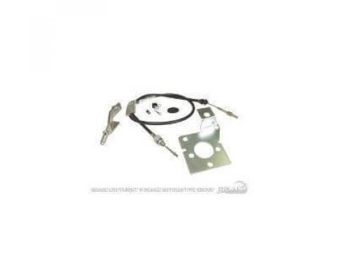 Scott Drake 1967-1968 Ford Mustang 67-68 Mustang Clutch Cable Kit for T5, T56 and Tremec C7ZZ-CCK