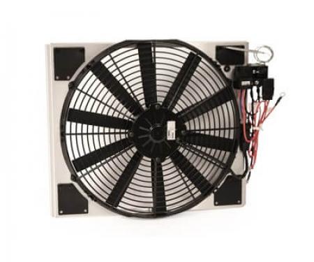 Scott Drake 1964-1966 Ford Mustang Electric Fan and Shroud Kit for Aluminum Radiators C3DZ-8146-8600A