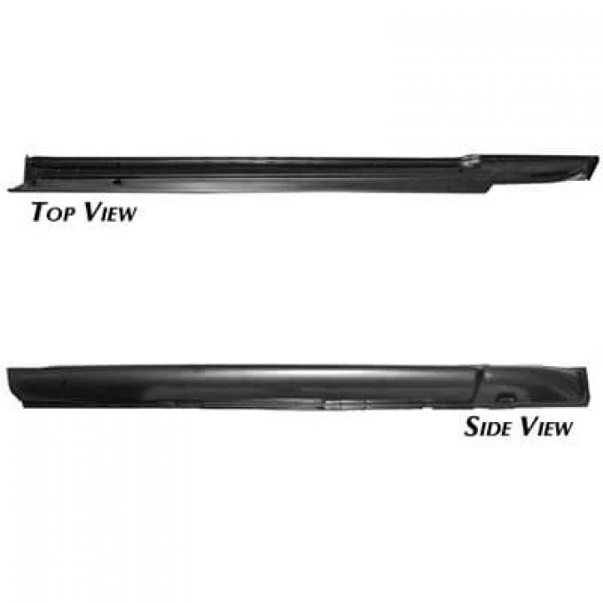 Scott Drake 1965-1966 Ford Mustang 1965-66 Mustang Rocker Panel (Complete RH, Fastback/Coupe) C5ZZ-6510128