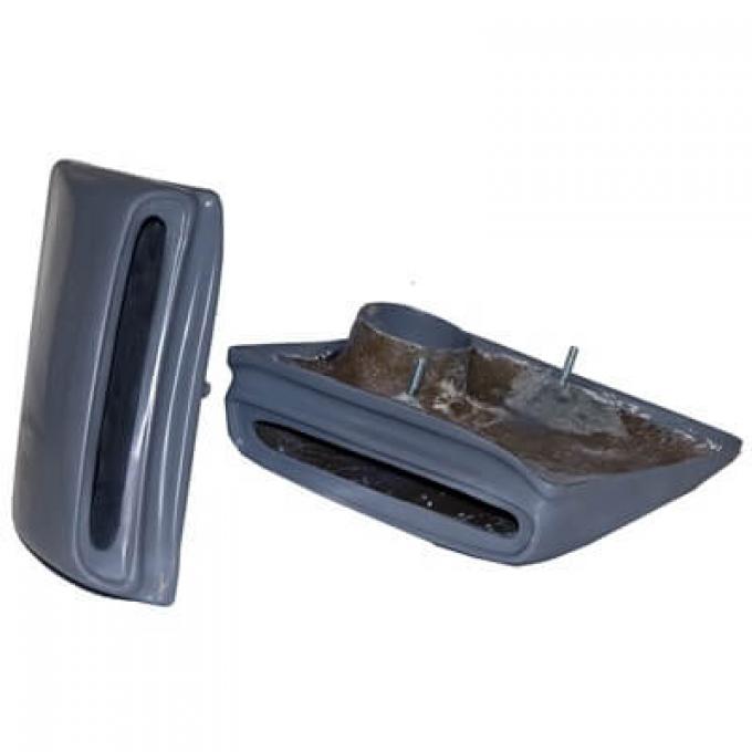 Scott Drake 1967-1968 Ford Mustang 1967-68 Mustang Lower Quarter Functional Side Scoops S7MS-6529076-7