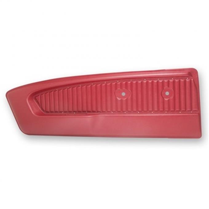 Scott Drake 1965 Ford Mustang 1965 Deluxe Door Panels (Bright Red) C5ZZ65239423RDP